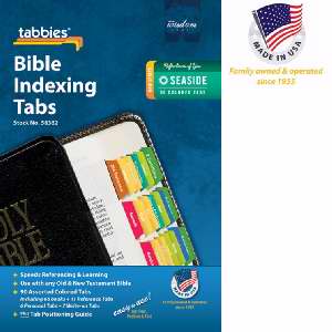 Bible Tab: Standard O&N Testament Seaside - Tabbies